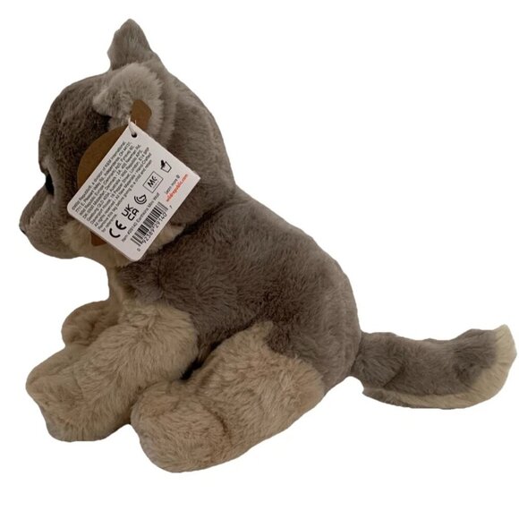 NEW Wild Republic Earthkins 8" WOLF Plush Toy Stuffed Animal - Picture 3 of 5